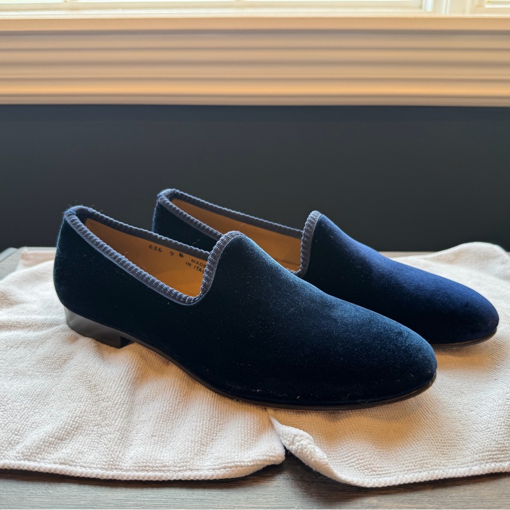 Del toro navy slippers